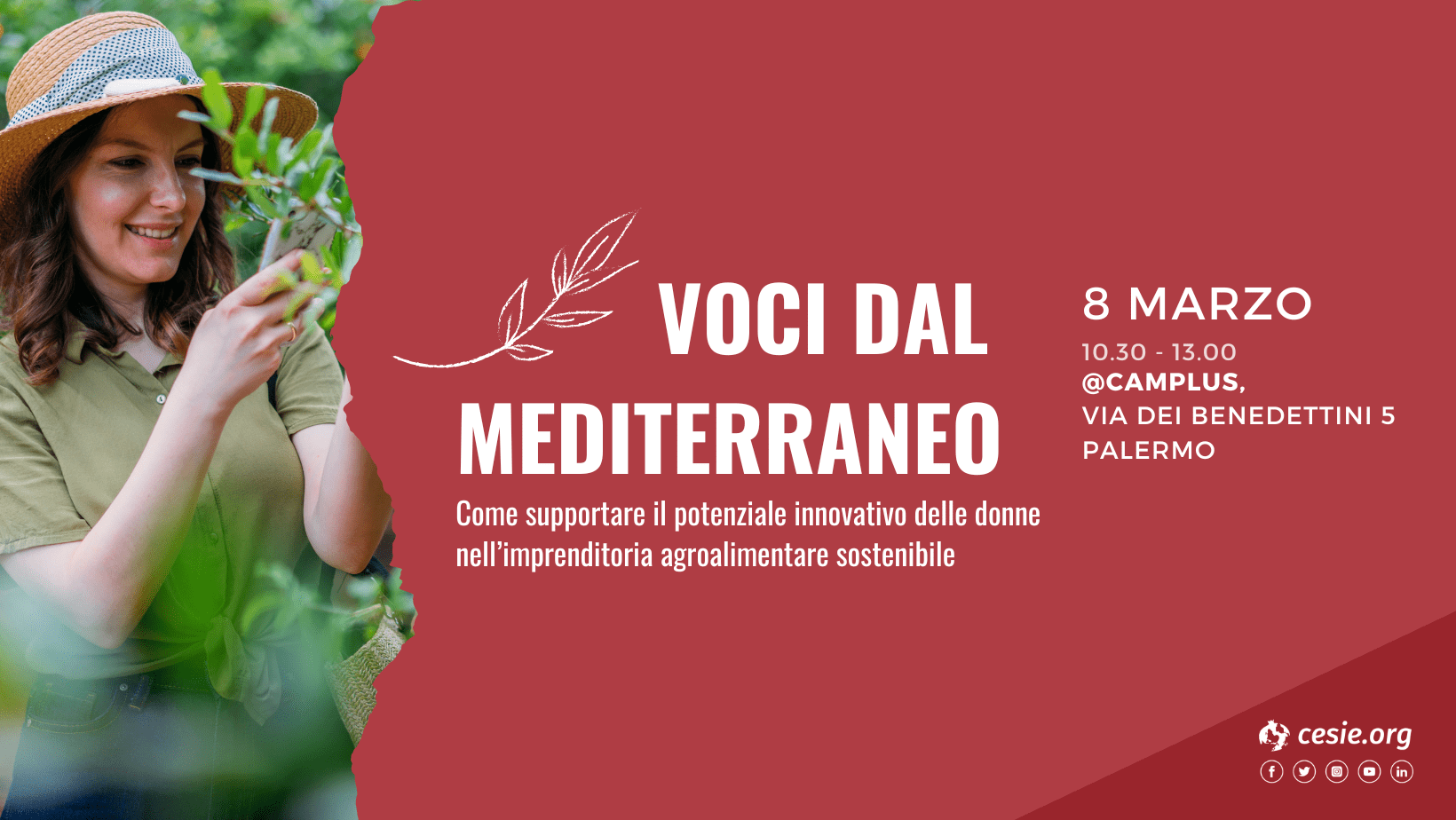 “Voci dal Mediterraneo”: a Palermo evento per l’imprenditoria femminile